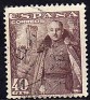 Spain 1948 Franco 40 CTS Castaño Edifil 1027. 1027 usa. Subida por susofe